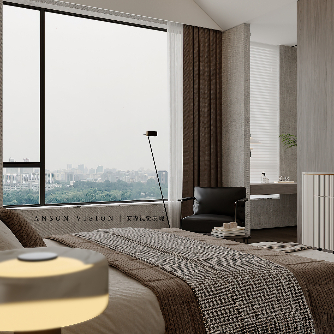 Anson︱新中式别墅效果表现