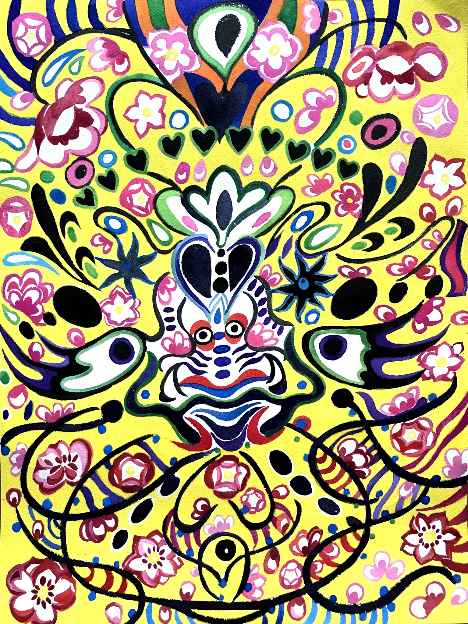 脸谱|插画|创作习作|曲鸿峰 - 原创作品 - 站酷 (zcool)