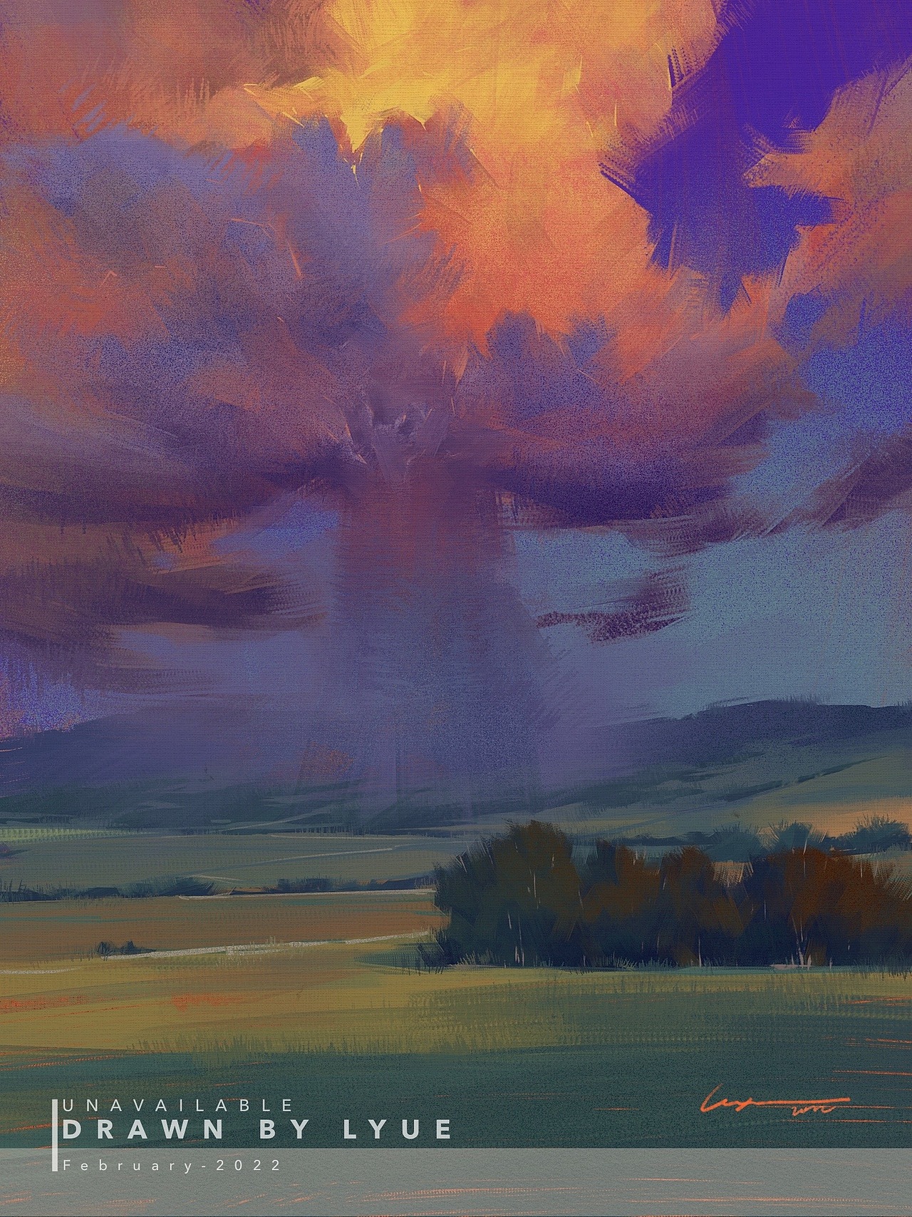 iPad风景插画合集（2022.03）（图ZMjkxMDIwMDQ4） - 艺术插画 - 站酷设计师厘鱼Lyue原创素材 - 站酷ZCOOL