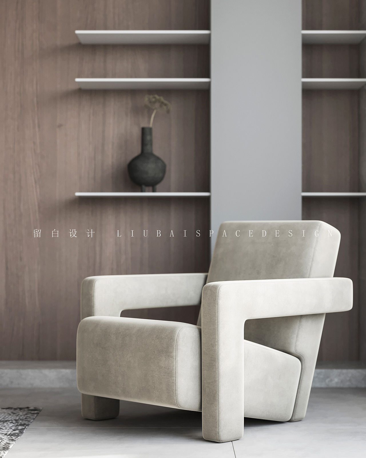 留白设计 | 冷感与温热，相互成就家的温度