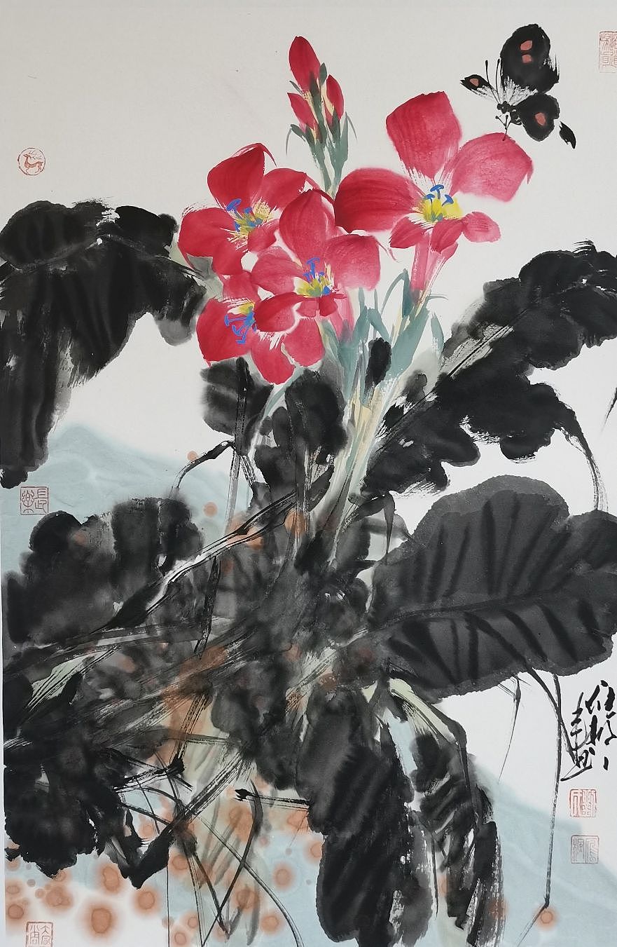 国画花鸟（图ZMzYyMzM3MDI0） - 绘画 - 站酷设计师画家刘雁枫原创素材 - 站酷ZCOOL