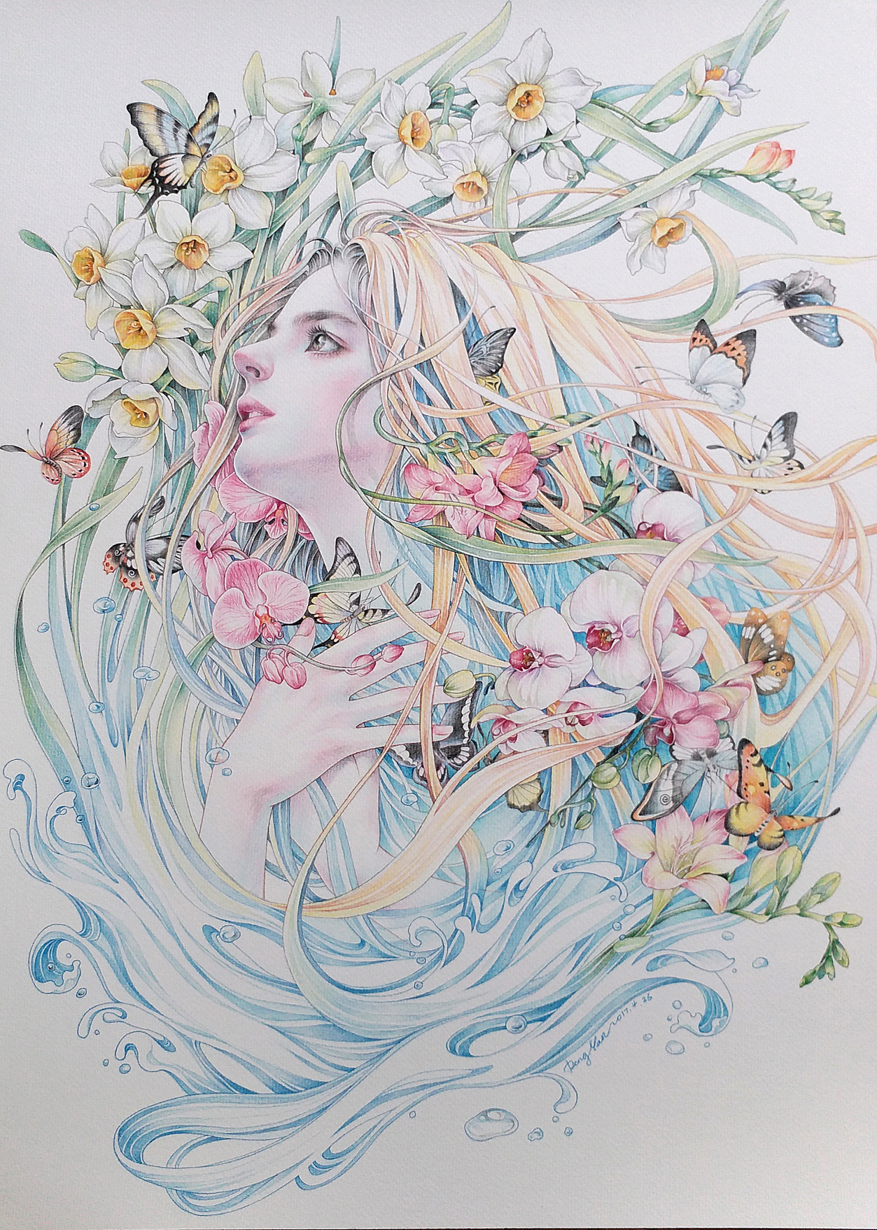 Water Girl Wallpaper - WallpaperSafari