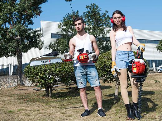 园林工具外模拍摄