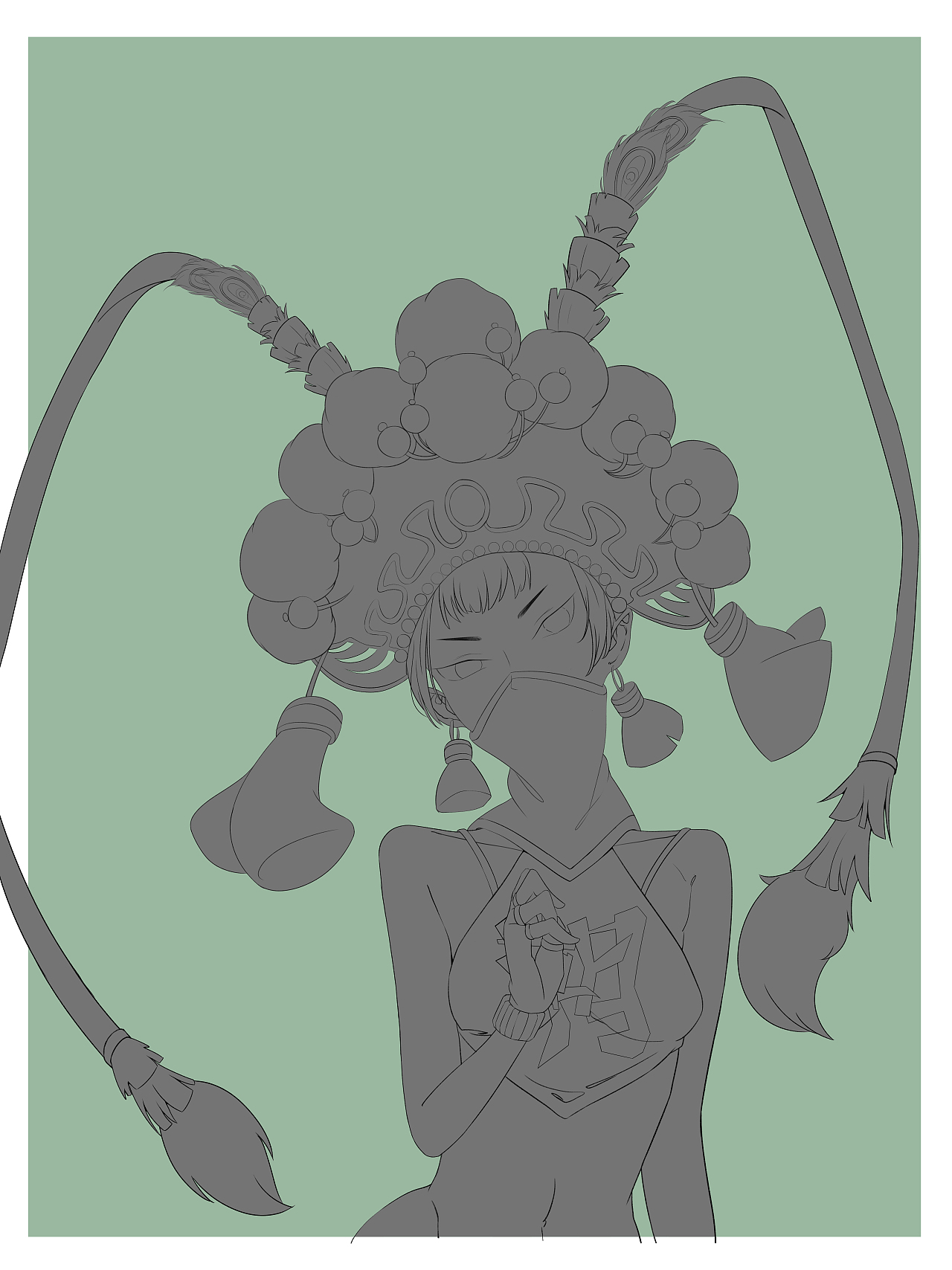 国潮（图ZMTc2NzY1NjI0） - 创作习作 - 站酷设计师猫玖酒原创素材 - 站酷ZCOOL