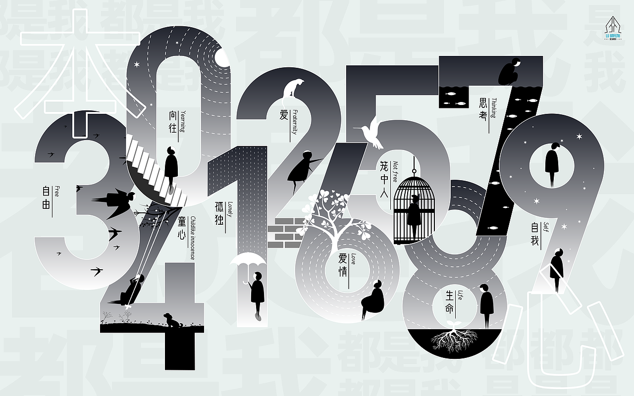 《十个我》-2020荣耀全球设计大赛-全球总冠军作品（图ZMjg2MDYxOTc2） - 软件界面 - 站酷设计师喝开水的鱼原创素材 - 站酷ZCOOL