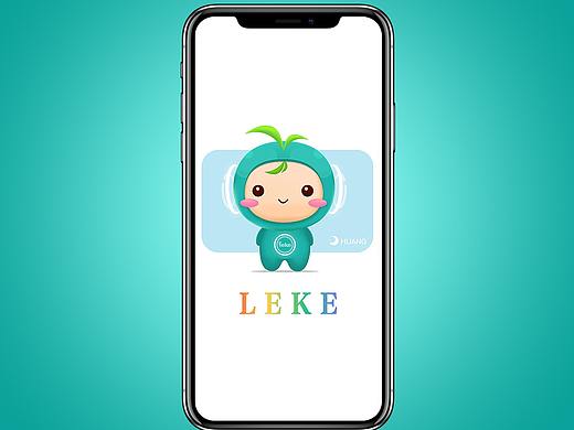 LEKE 乐课VI视觉/卡通形象设计