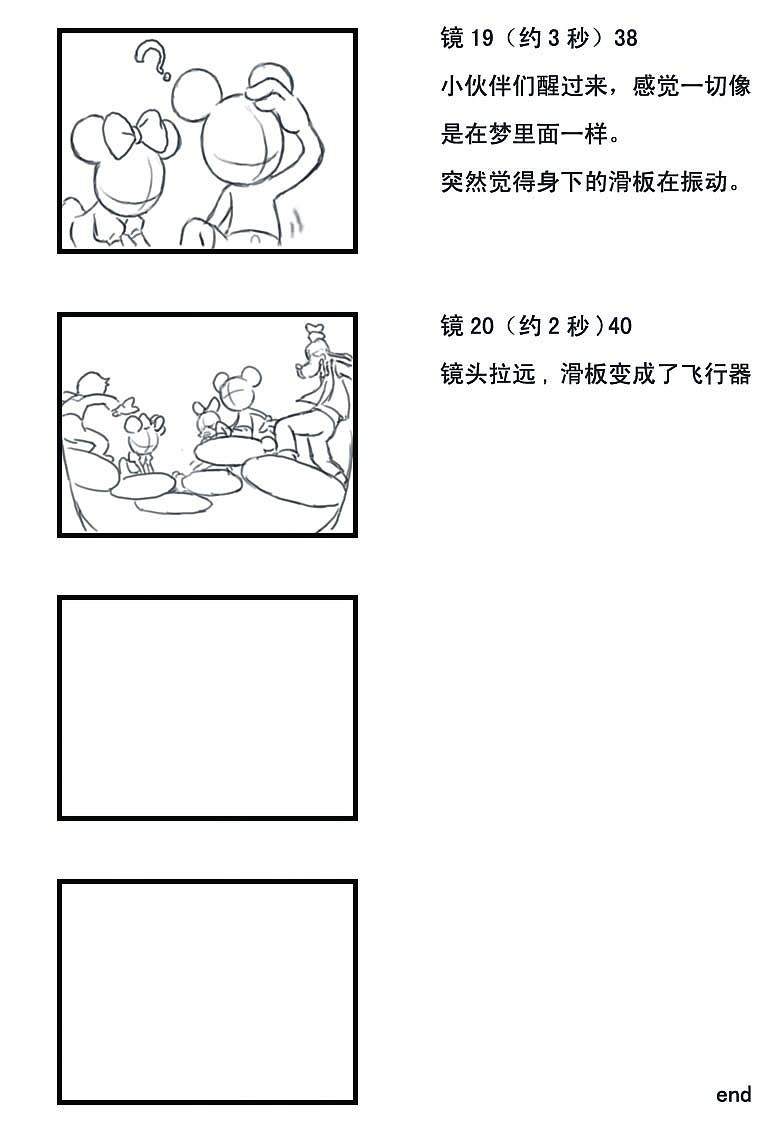 迪士尼开场动画分镜