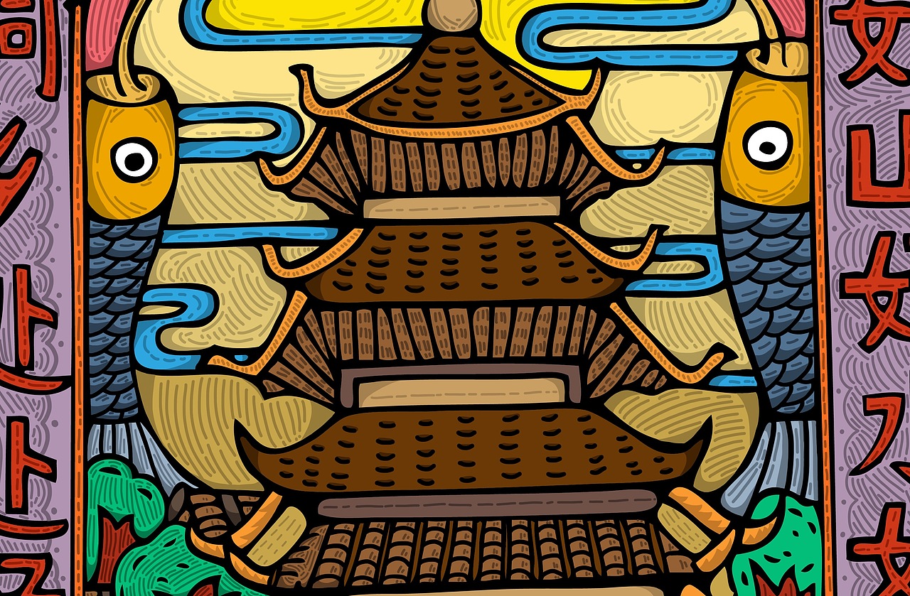 侗年对联,侗族鼓楼.