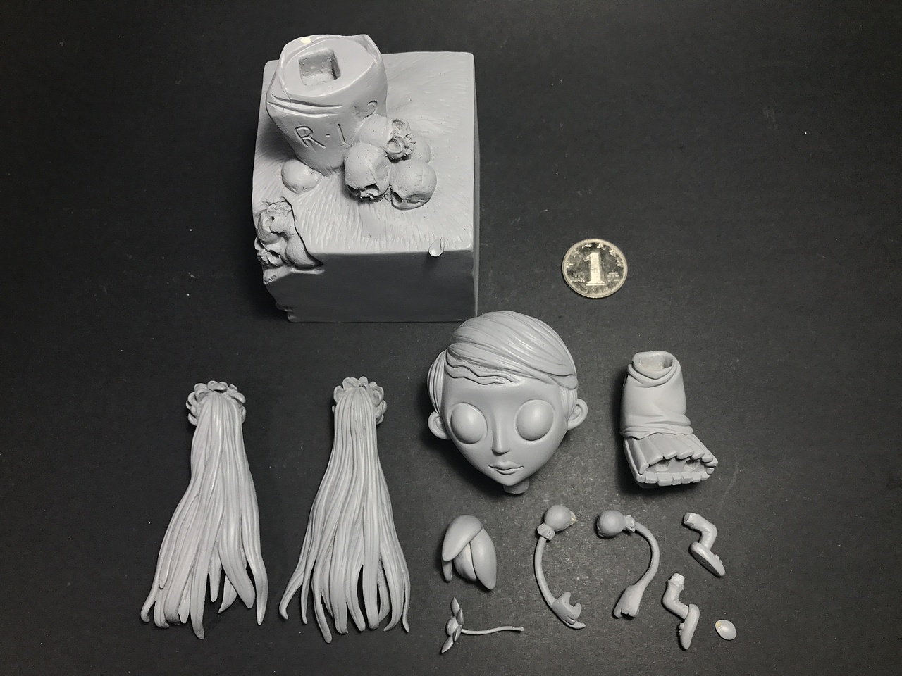 饥荒新作《温蒂的独白》素模展示