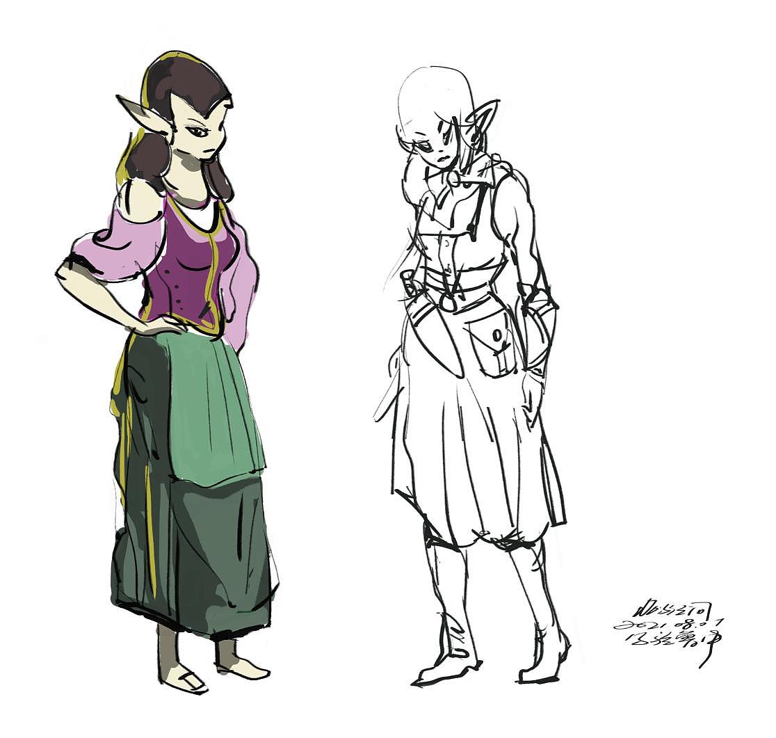 人物速写积累作品。