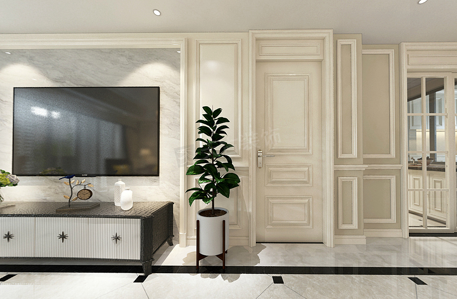重庆天古装饰万科御澜道简美风格设计方案效果图分享