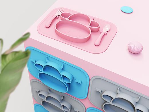 萌牛启蒙硅胶碗