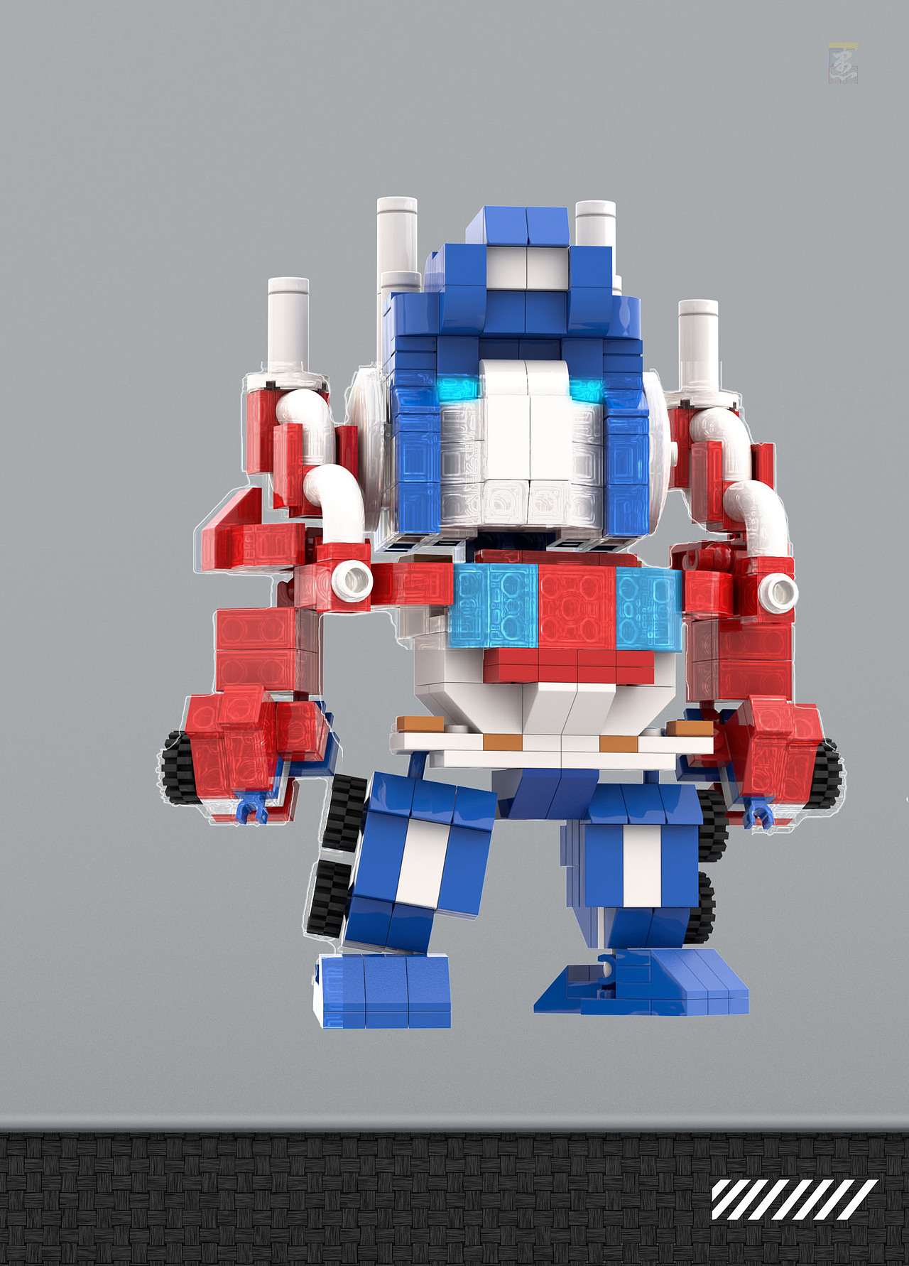 变形金刚擎天柱积木设计（图ZMjk1MTA4NDA0） - 玩具 - 站酷设计师KINYU61原创素材 - 站酷ZCOOL