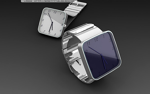 【产品效果图】手表金属质感表现&nbsp;My&nbsp;Watch