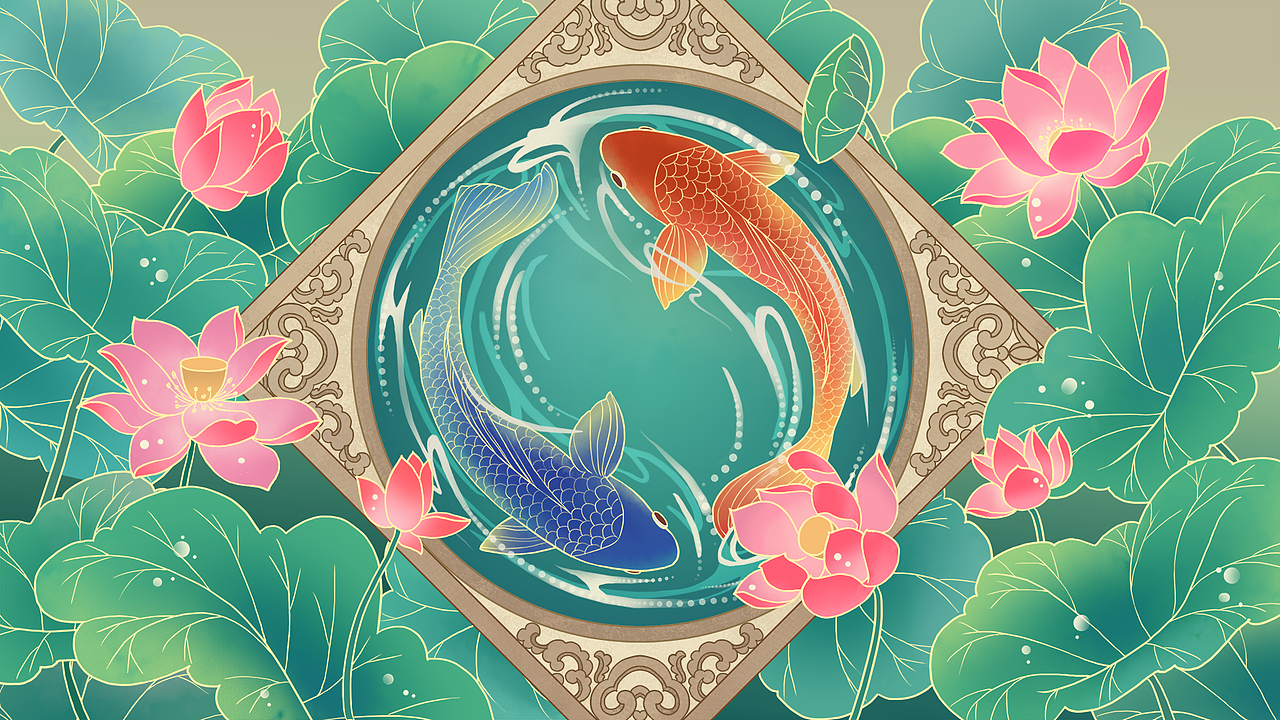 中国风祥瑞插画