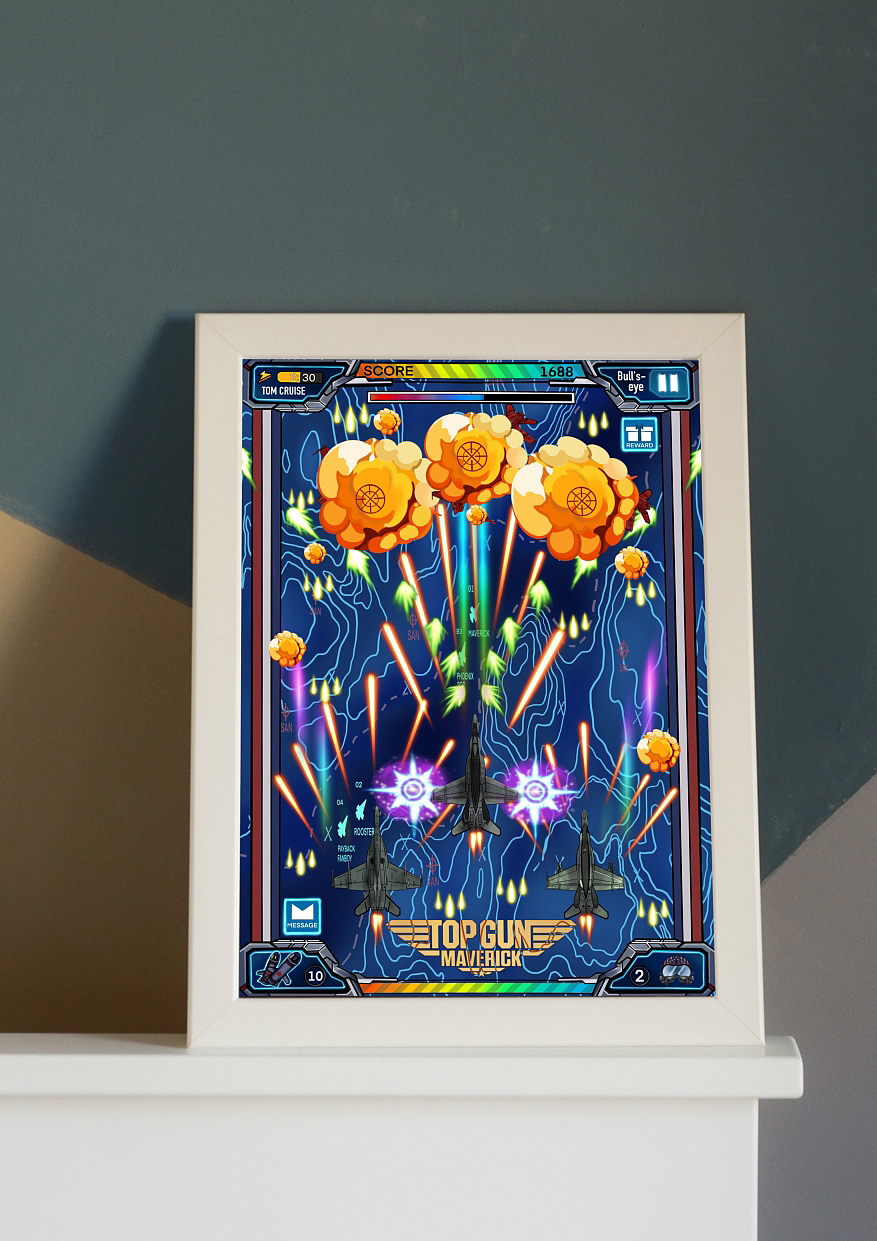 壮志凌云独行侠饭制艺术海报