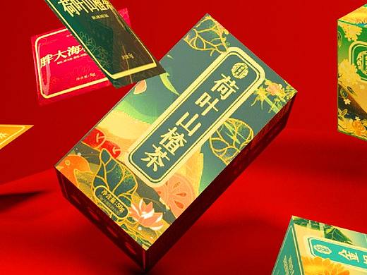 金菊子混合养生茶包装