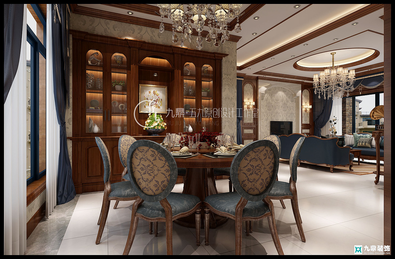 古典美学的风雅意境 贵阳碧桂园新中式风格设计鉴赏（图ZMjE1OTczOTA0） - 家装设计 - 站酷设计师一支孤独的浪花原创素材 - 站酷ZCOOL