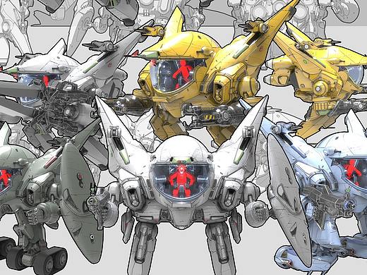 人型装甲连小型机甲