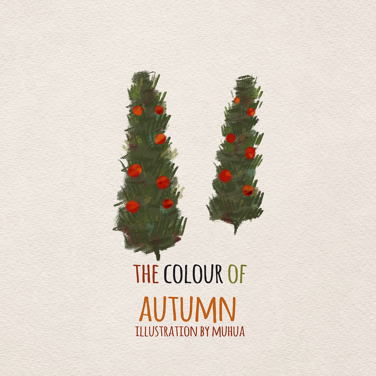 秋天的调色盘（图ZMTgxNjU1OTY4） - 儿童插画 - 站酷设计师木画Muhua原创素材 - 站酷ZCOOL