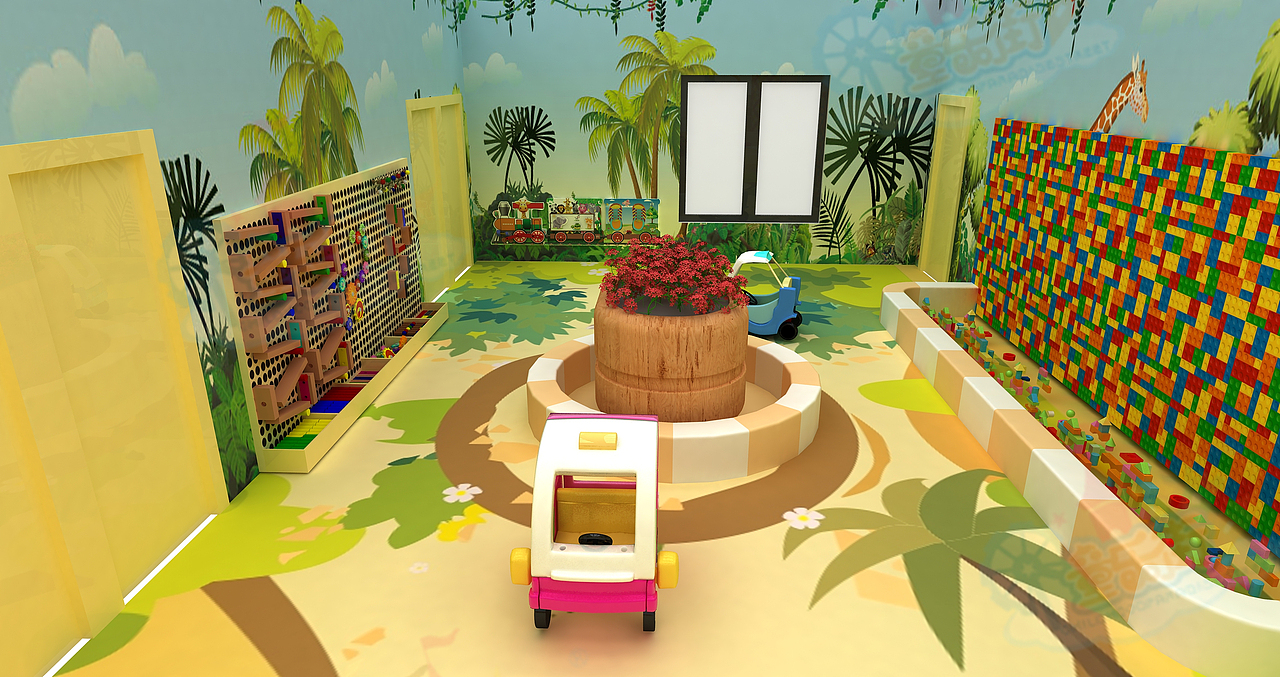 南宁场地 职业体验屋 设计案例（图ZMjA4OTkxMjQ4） - 场景 - 站酷设计师童乐街原创素材 - 站酷ZCOOL