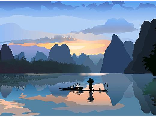 插画 风景 场景