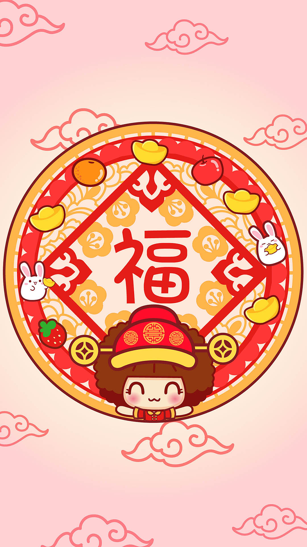 摩丝摩丝春节插画（图ZMTA0NTU4Mzg0） - 艺术插画 - 站酷设计师碳碳原创素材 - 站酷ZCOOL