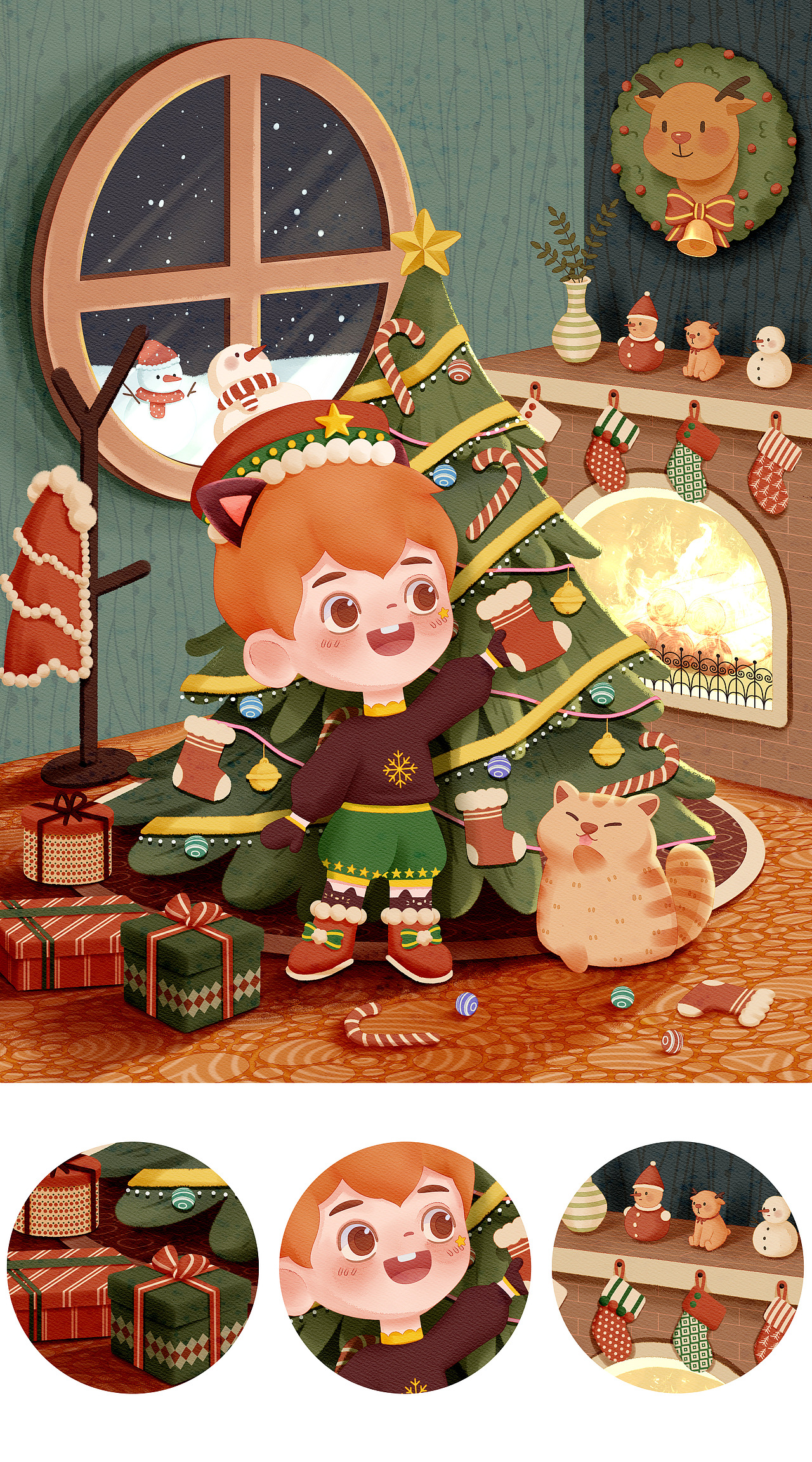 潮玩IP——Modi猫弟插画第一弹（图ZMjgwMjIyOTQ0） - 商业插画 - 站酷设计师小土豆子耶原创素材 - 站酷ZCOOL