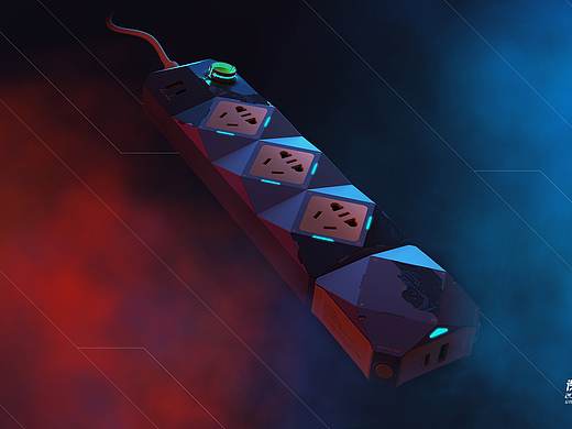 CYBER POWER-游戏排插