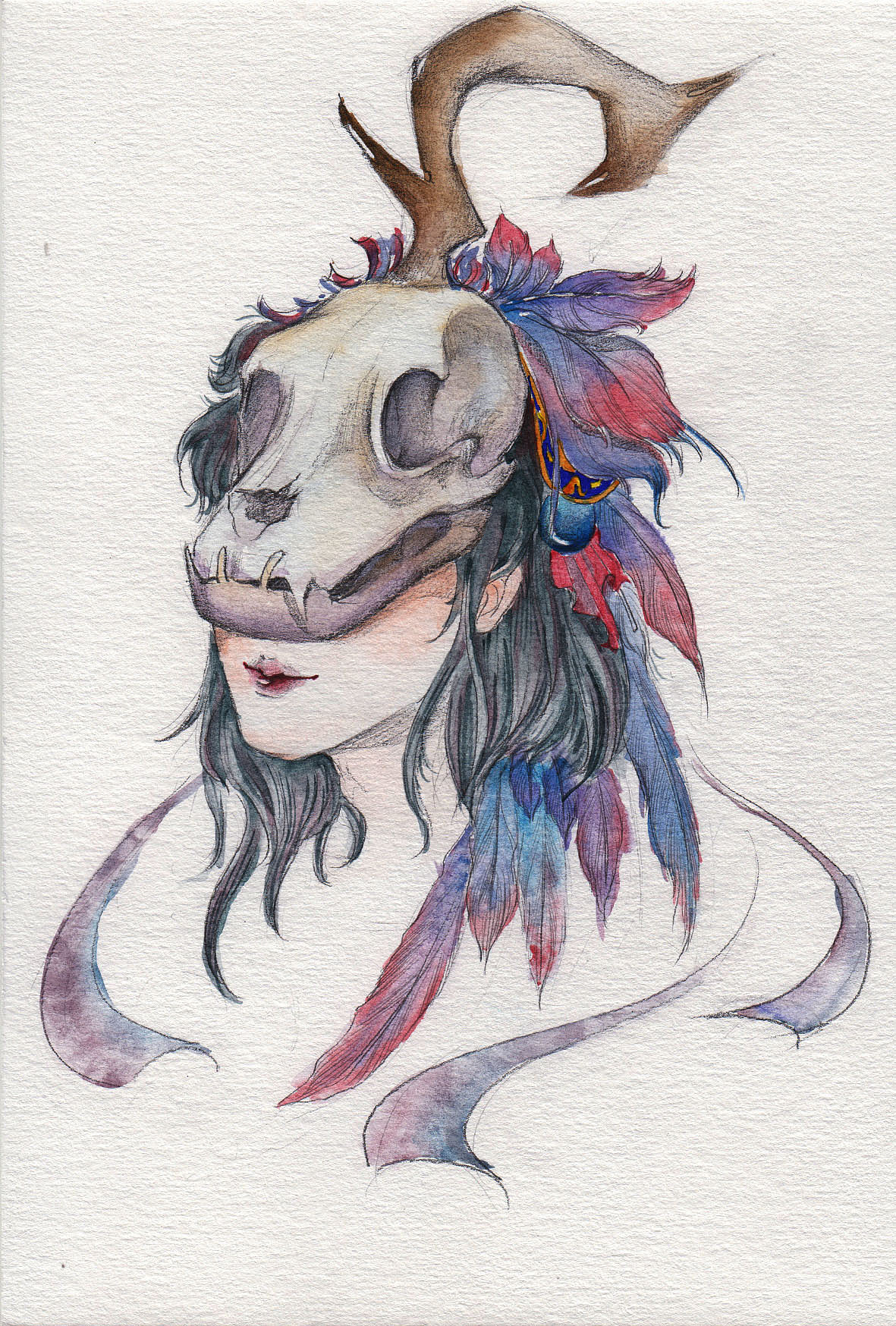 山海经|插画|创作习作|冬至至至_原创作品-站酷zcool