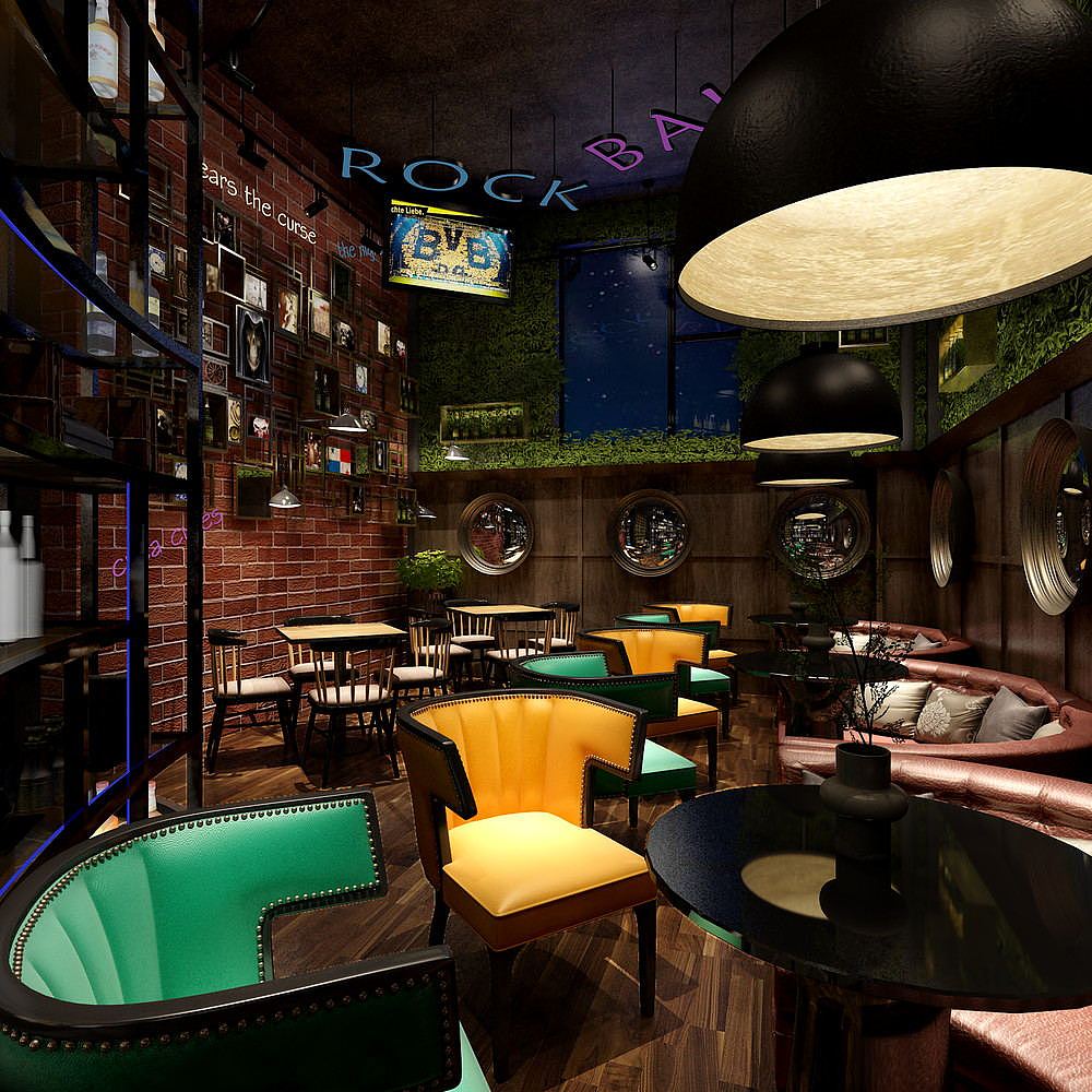 bars酒吧设计|空间|家装设计|墨竹设计_原创作品-站酷zcool