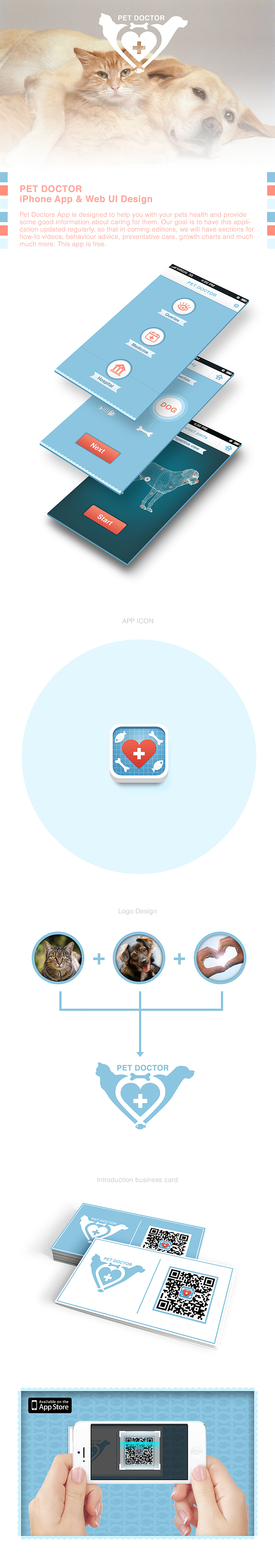 宠物医生iPhone App & 网站WEB设计（图ZMTA2NjMxNDQ=） - APP界面 - 站酷设计师大元pxyair原创素材 - 站酷ZCOOL