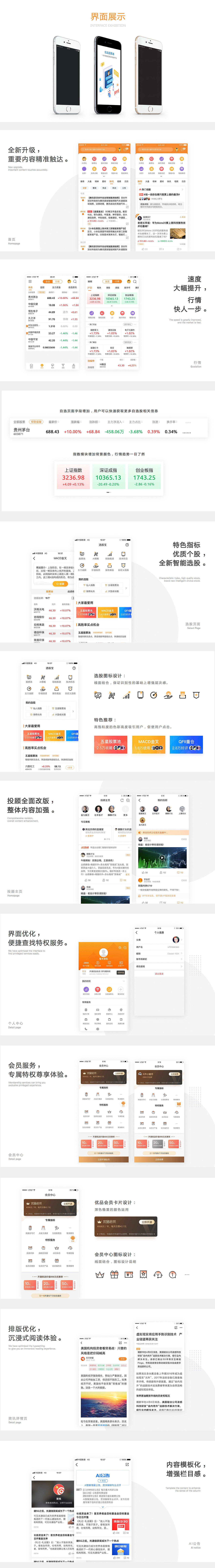 优品股票通6.0 品牌升级说明（图ZMTQ0MjczMTA4） - APP界面 - 站酷设计师Antoniowoo原创素材 - 站酷ZCOOL