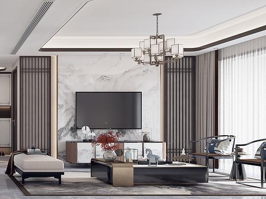  新中式样板间，禅意东方，自然之美