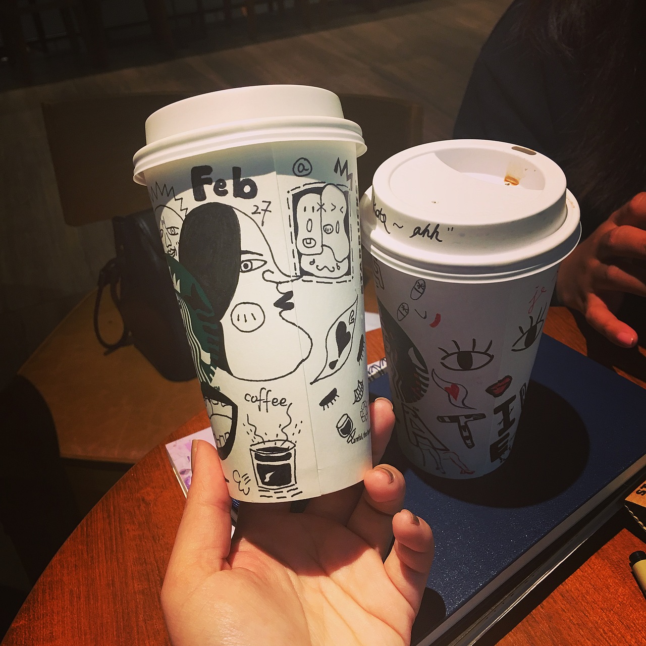 《 手绘*星巴克*杯子》