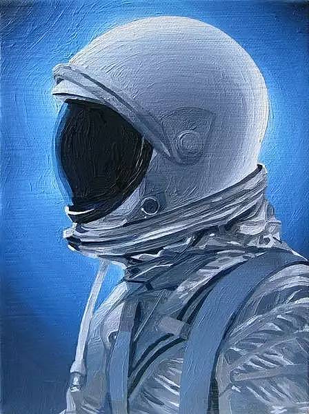 宇航员系列插画