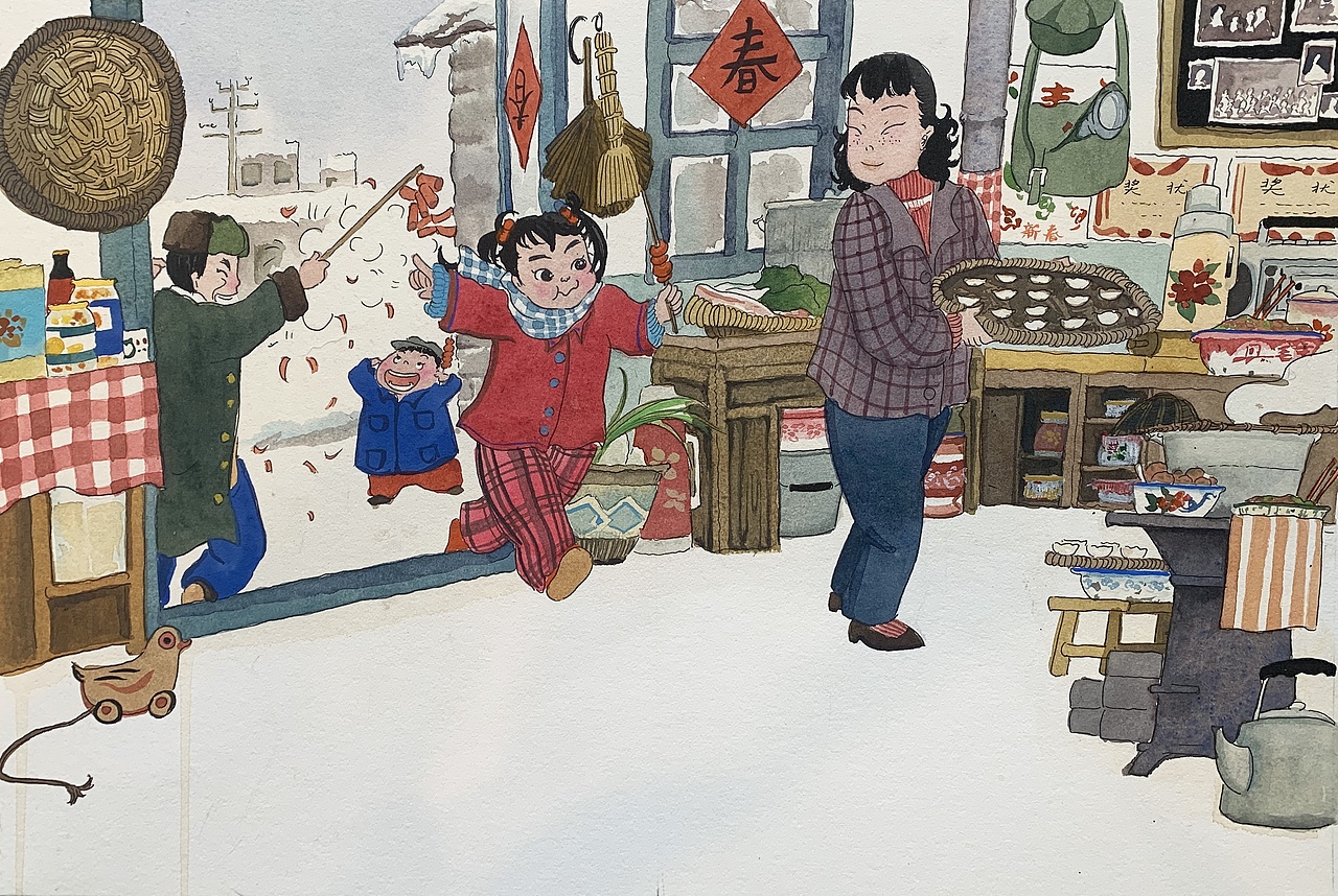 妈妈小时候 爸爸小时候（图ZMjY4ODA0OTUy） - 绘本 - 站酷设计师佬豬原创素材 - 站酷ZCOOL
