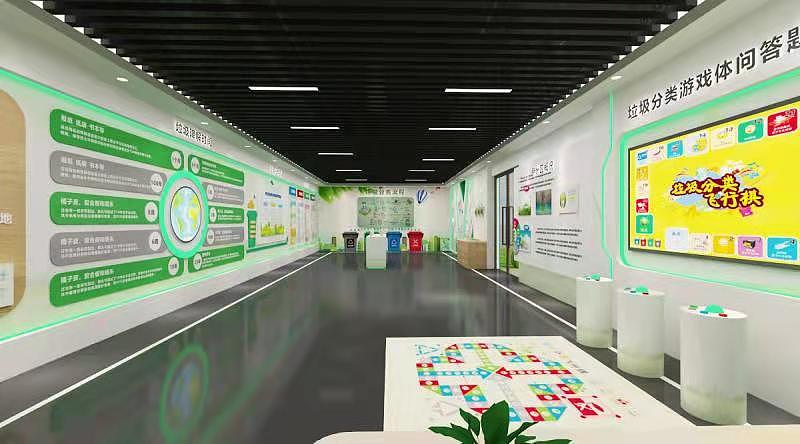 垃圾知识分类展厅 垃圾科普展馆|空间|展陈设计|造热设计 - 原创作品