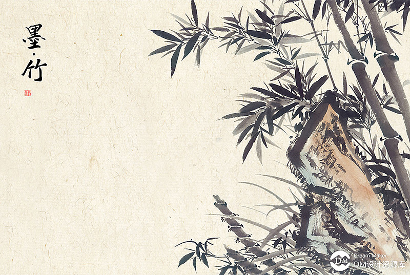 【59期】水墨古风工笔画，不一样的调调，把素材带走吧（图ZMTYwMzE3NDcy） - 图案 - 站酷设计师DM设计资源库原创素材 - 站酷ZCOOL