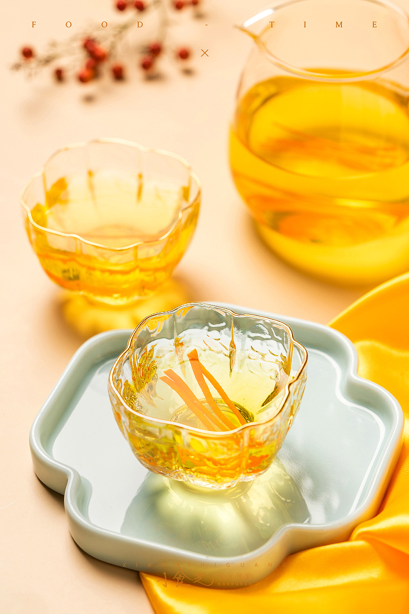 花茶 虫草 养生滋补产品拍摄