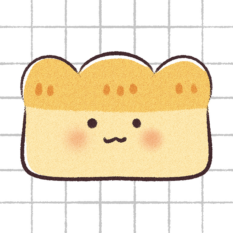 元气面包简笔画头像