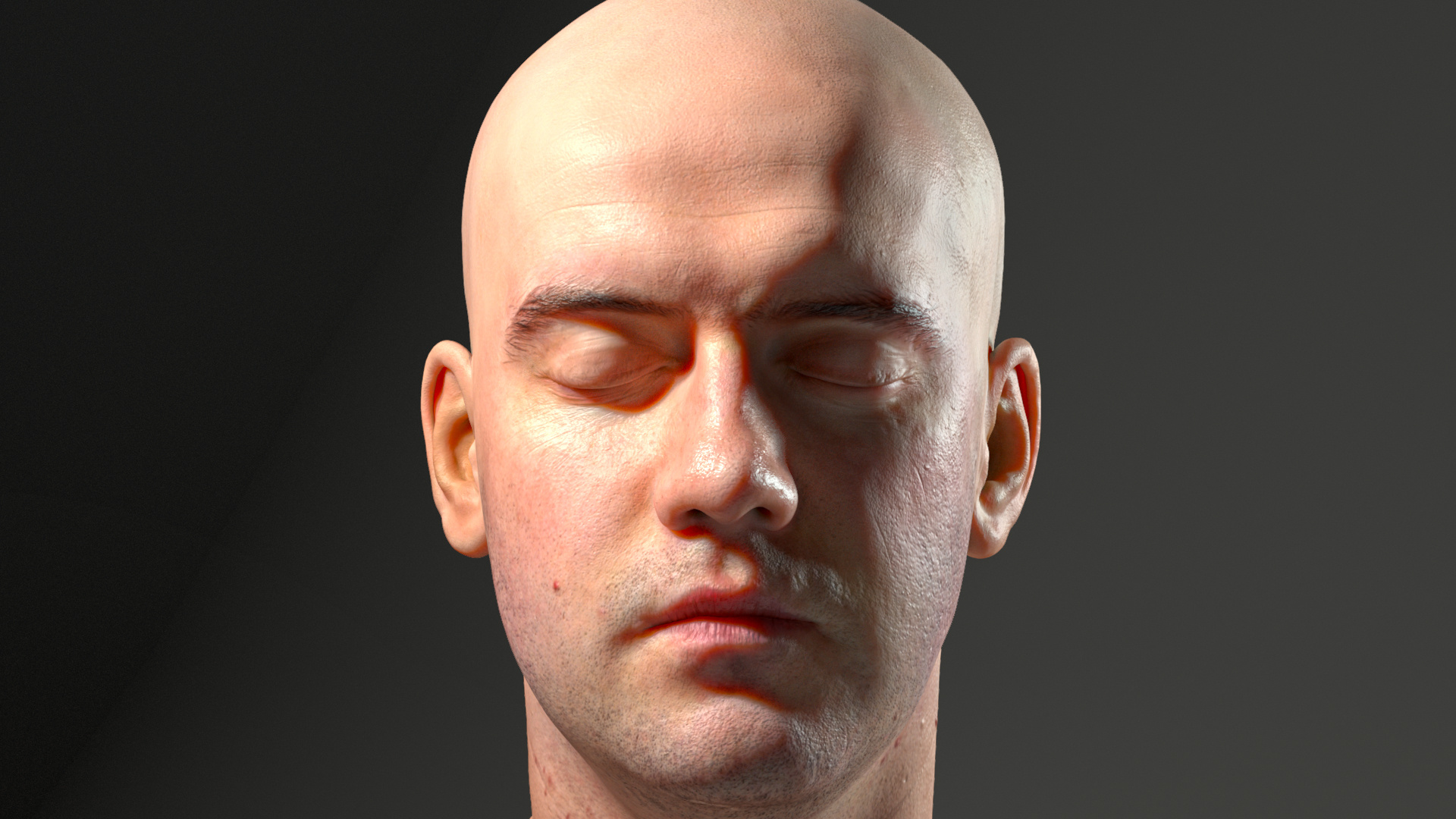 blender 皮肤练习|三维|人物/生物|萧凡大人 - 原创作品 - 站酷