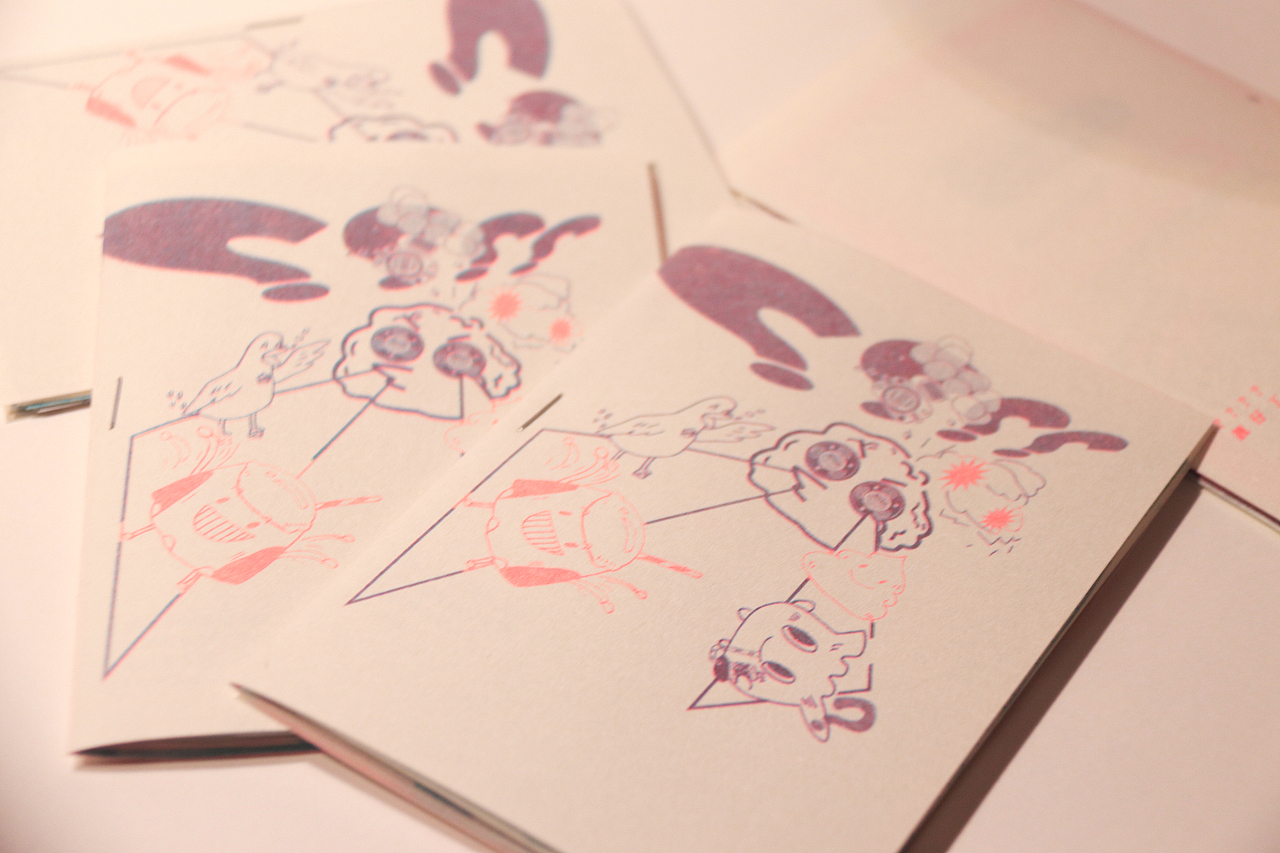 Risograph zine《？？？？》