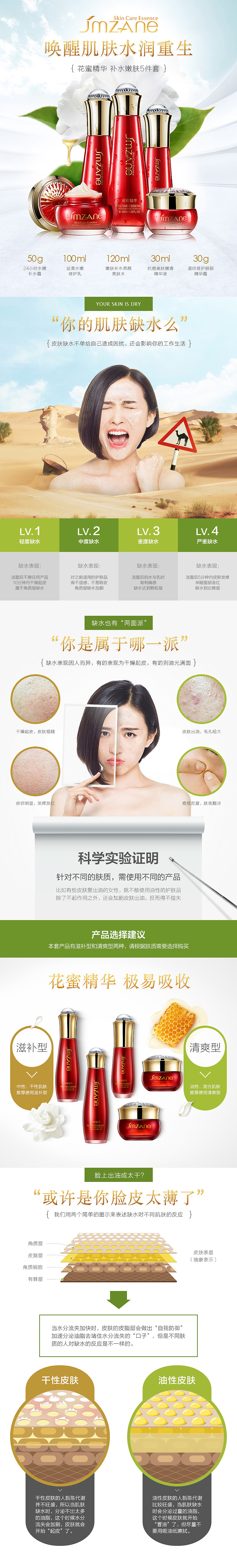 【6号实验】花蜜精华护肤品套装 补水 作为主线 实验方向:减掉多余支线,重点发展主线(图ZMzI0Mjk0OTY=) - 电商 - 站酷设计师山海鲸子画原创素材 - 站酷ZCOOL