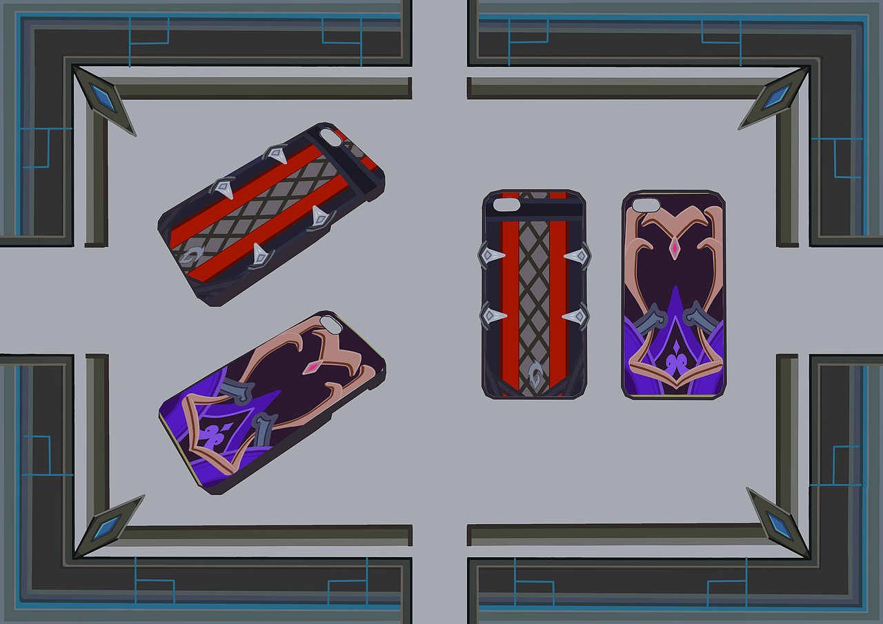 王者荣耀同人周边情侣浮雕手机壳之阿珂高渐离（图ZOTM0MzU2Njg=） - 生活用品 - 站酷设计师捷诀原创素材 - 站酷ZCOOL