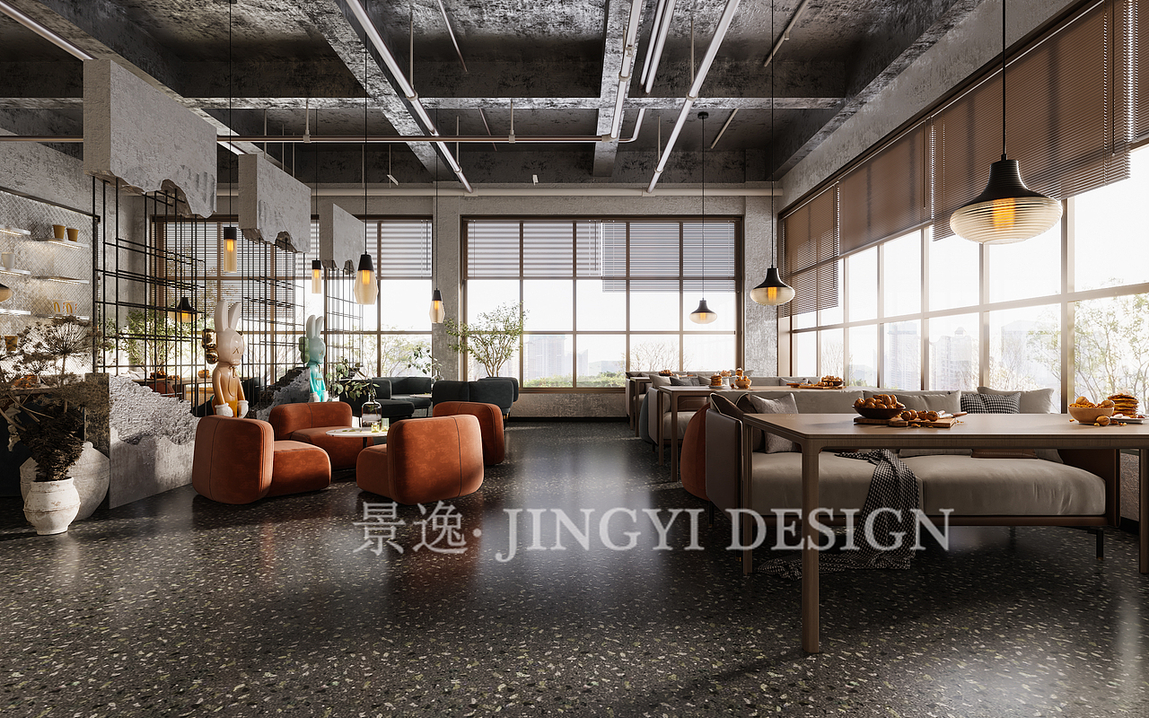 奶茶店（图ZMjgxNTg4NTQ0） - 商业空间设计 - 站酷设计师景逸效果图原创素材 - 站酷ZCOOL