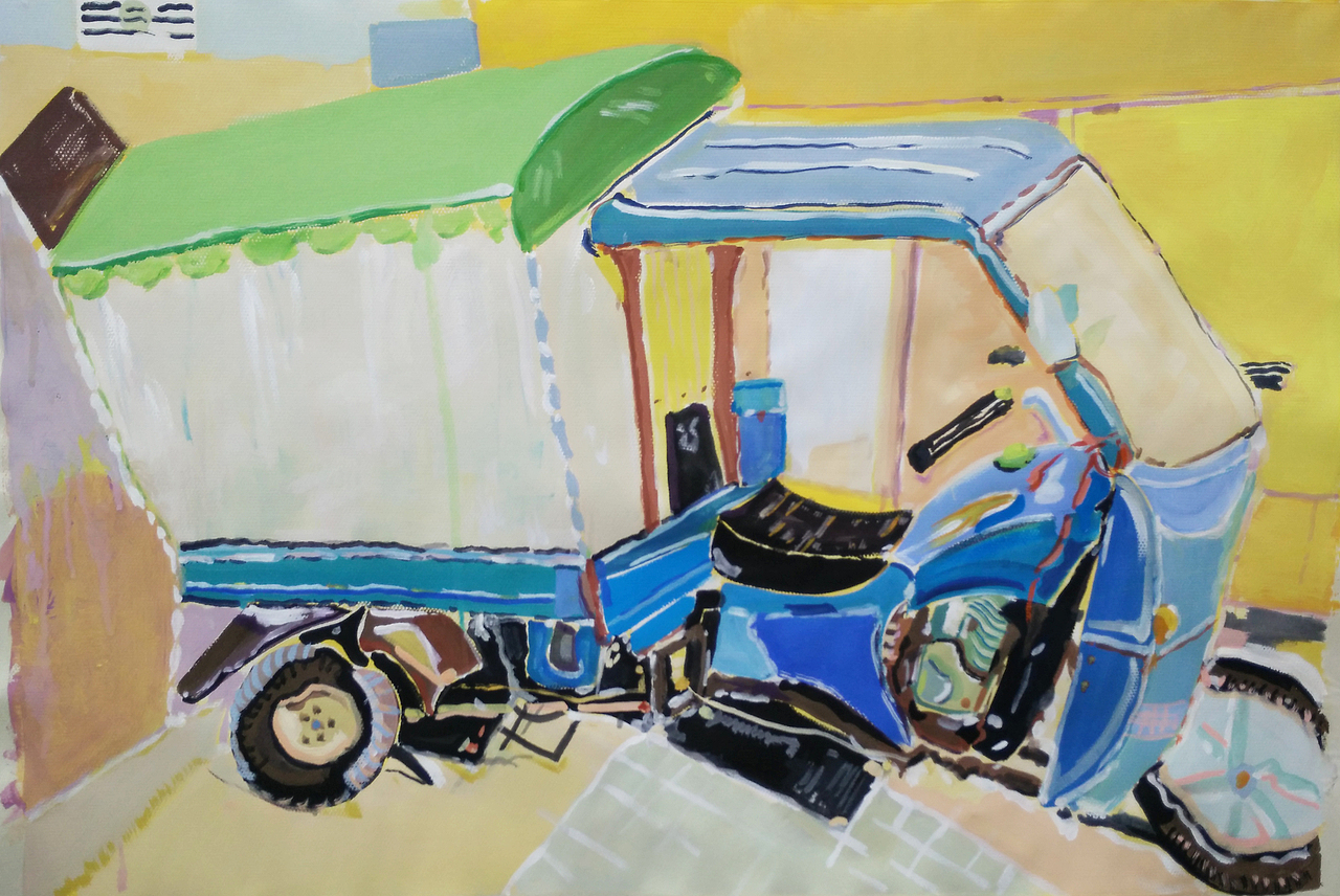 山轮车（图ZMTU0ODcwOTYw） - 绘画 - 站酷设计师抽象的燕子原创素材 - 站酷ZCOOL