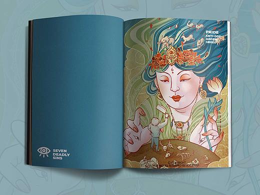 Seven Deadly Sins（个人主页-ZNDUyMTkxMzI=） - 商业插画 - 站酷设计师Joy_Zhao原创素材 - 站酷ZCOOL