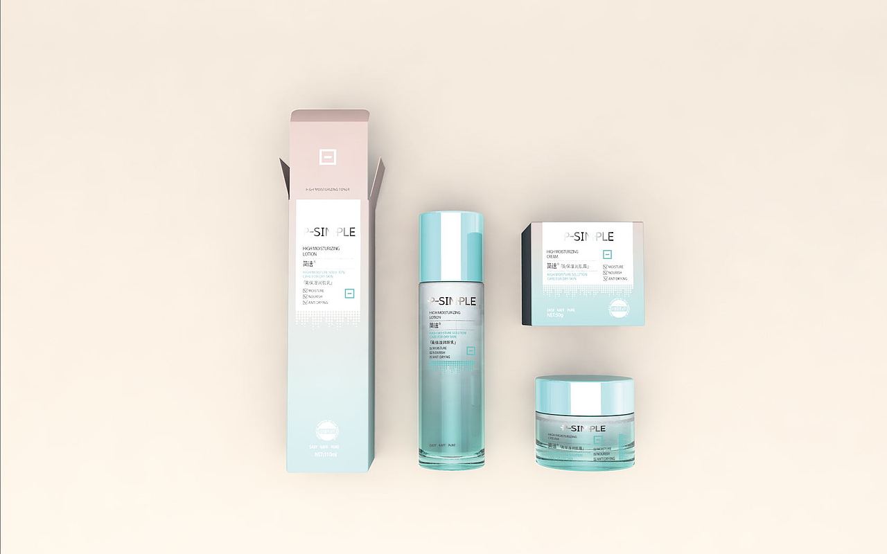 化妆品产品包装C4D建模渲染练习作品（图ZMTc3NjEwNTEy） - 产品 - 站酷设计师一匹病马原创素材 - 站酷ZCOOL