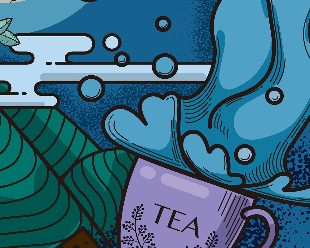 茶叶包装（图ZMTcyNjQ0MjY0） - 商业插画 - 站酷设计师jennyliang原创素材 - 站酷ZCOOL